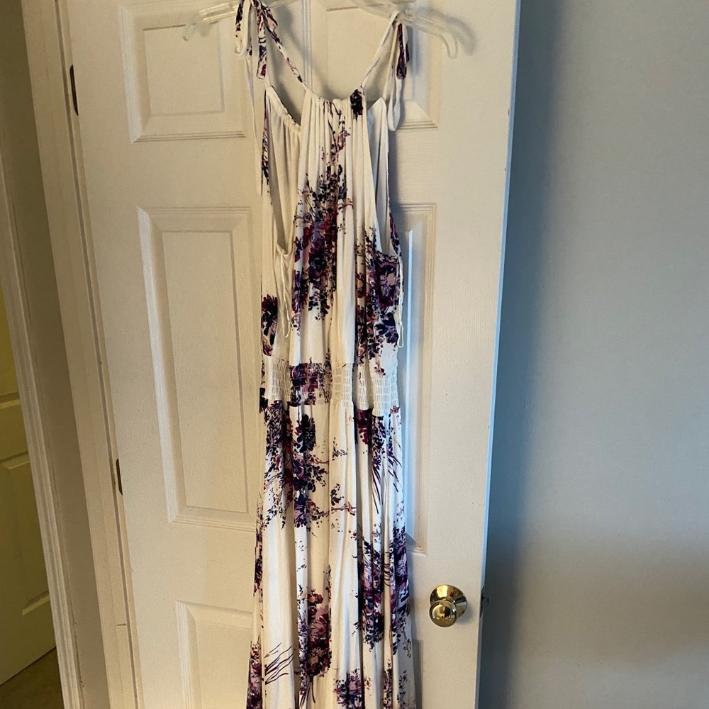 Maurices Floral flowy maxi dress.